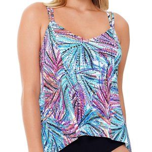 Swim Solutions Palmalicious Princess-Seam Tankini